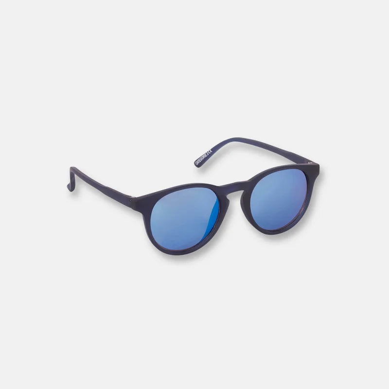 Zēnu retro stila saulesbrilles, tumši zilas