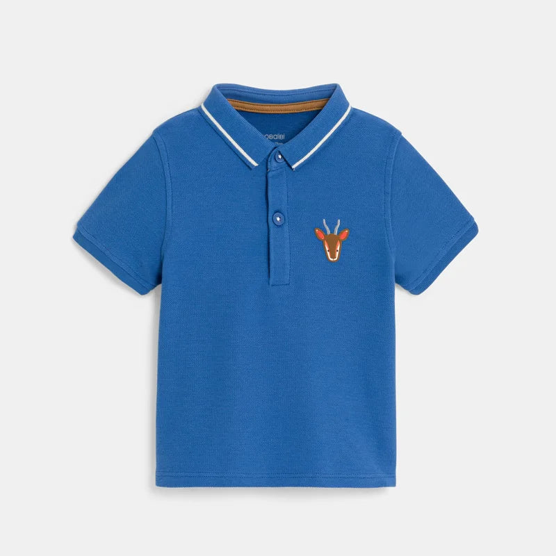 Polo krekls maziem zēniem, karoga zils