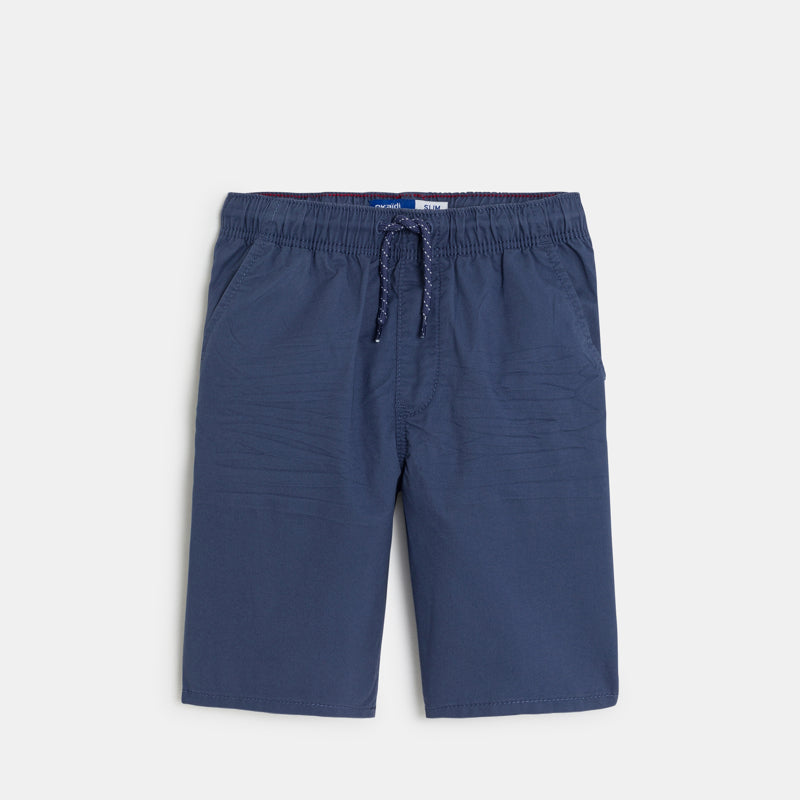 Zēnu SLIM FIT Bermudu šorti, indigo zili