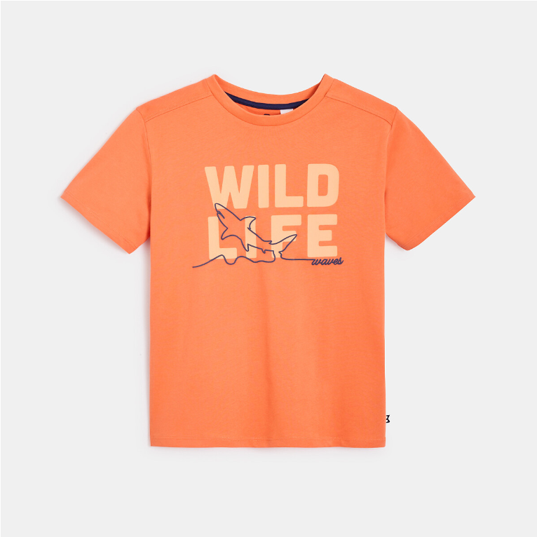 Zēnu t-krekls WILD LIFE, oranžs